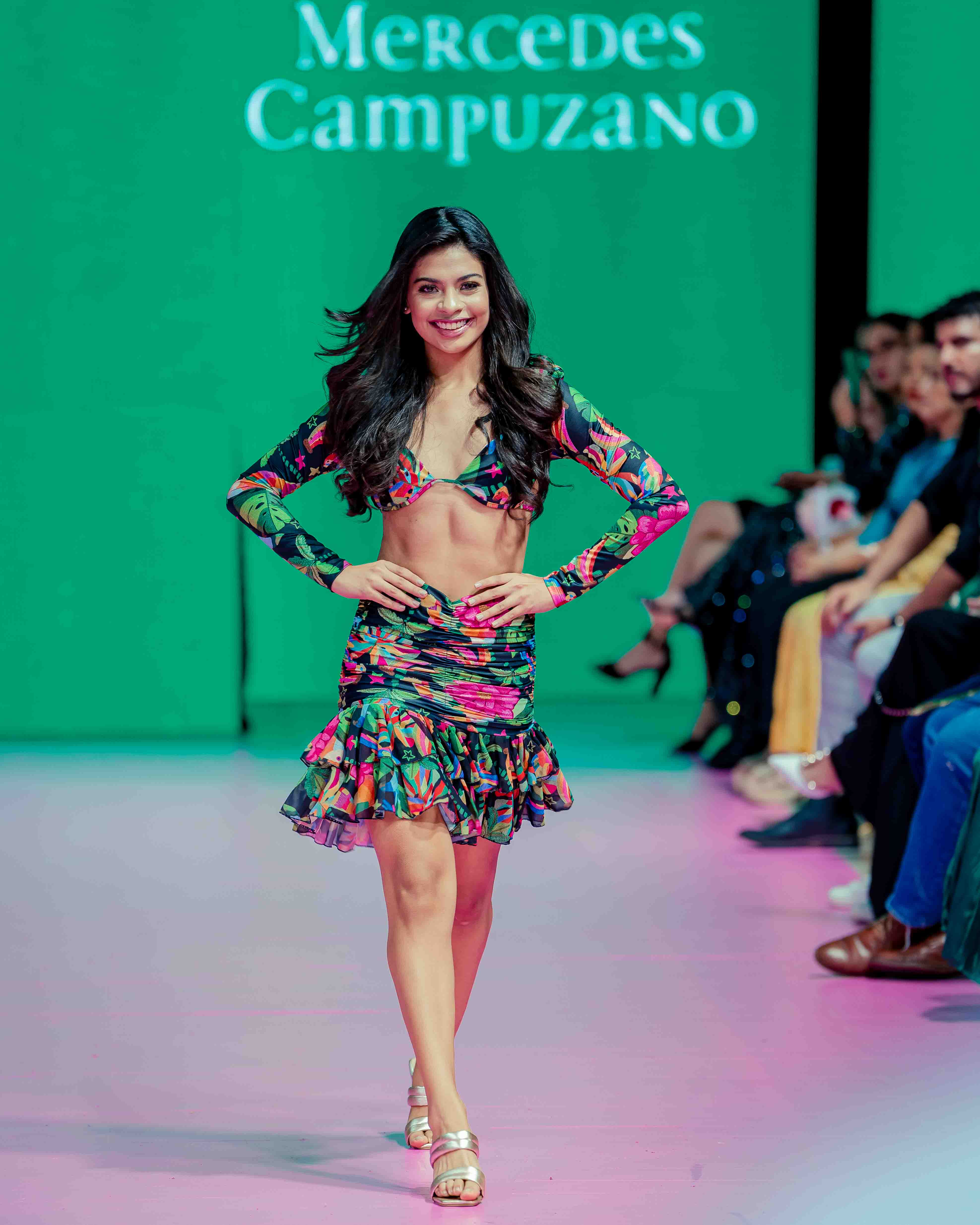 Mercedes Campuzano se presentó en “Nicaragua Diseña 2023: Innovación, moda y experimentación de la identidad Colombiana” con apoyo de la Embajada de Colombia