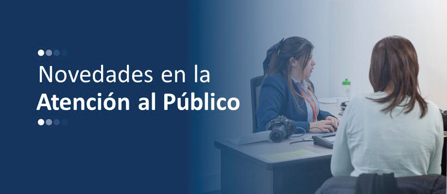 Novedades atención al público