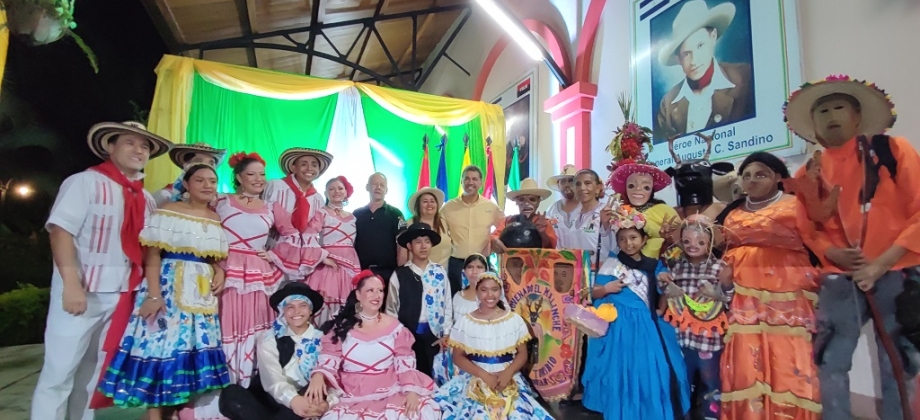 Colombia y Nicaragua realizan encuentro cultural de danza folclórica en Matagalpa