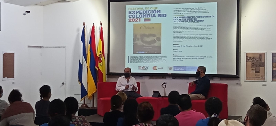 Embajador Alfredo Rangel presidió la tercera jornada del festival de cine colombiano “Expedición Colombia Bio 2021"