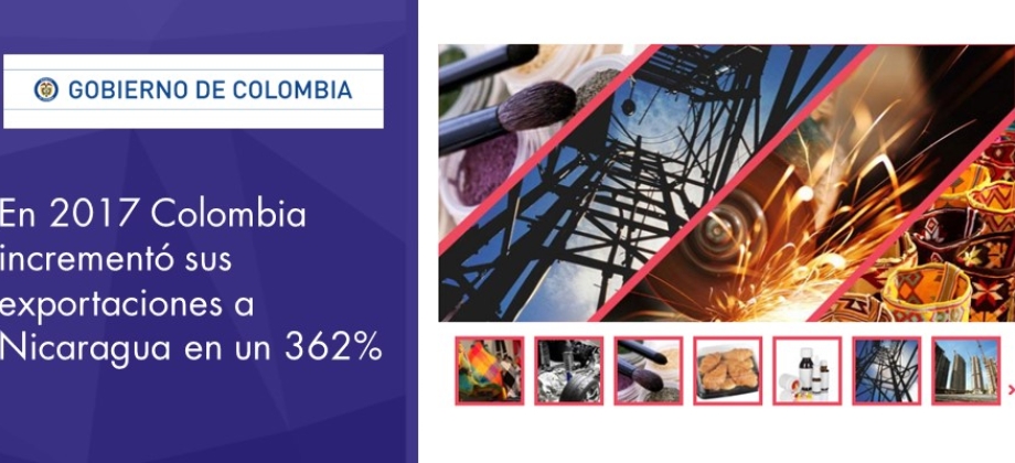 Colombia incrementó sus exportaciones a Nicaragua en un 362%