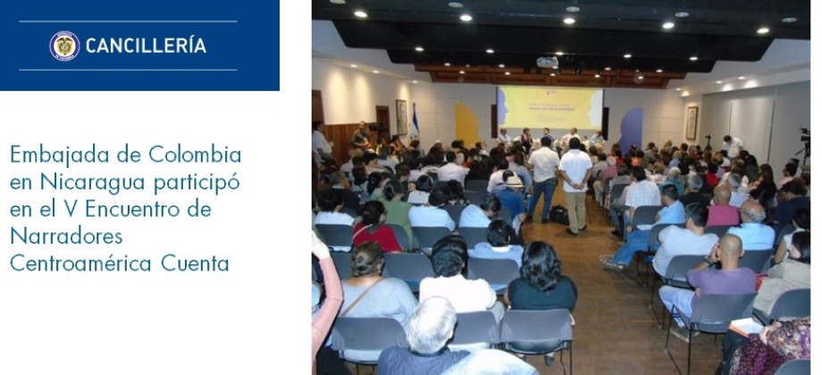 Embajada de Colombia en Nicaragua participó en el V Encuentro de Narradores Centroamérica 