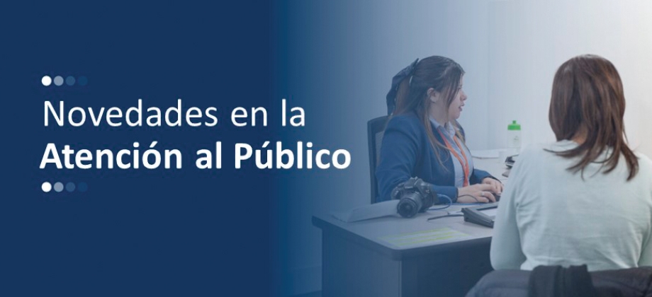Novedades atención al público