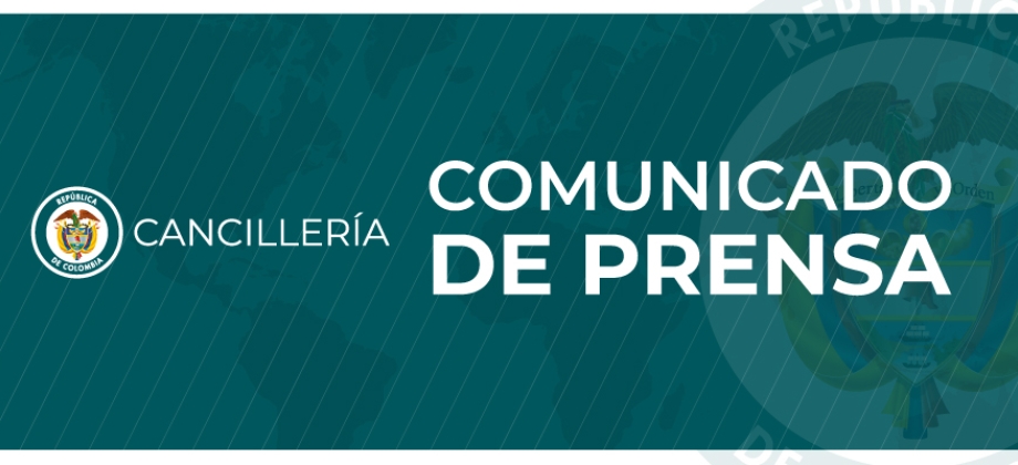 Comunicado de prensa sobre la participación de Colombia en el caso Supuestas Violaciones de Derechos Soberanos y Espacios Marítimos en el Mar Caribe (Nicaragua c. Colombia)