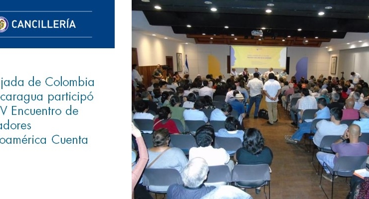Embajada de Colombia en Nicaragua participó en el V Encuentro de Narradores Centroamérica 