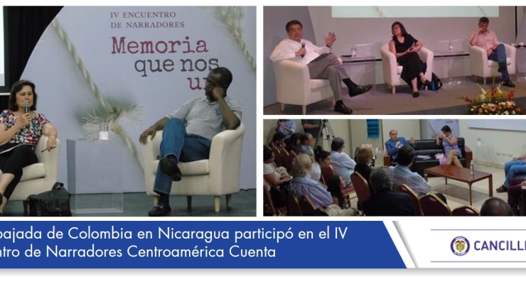 La Embajada de Colombia en Nicaragua participó en el IV Encuentro de Narradores Centroamérica Cuenta